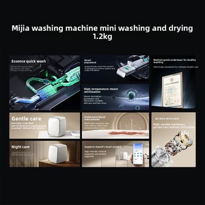 <span class=keywords><strong>Mini</strong></span> <span class=keywords><strong>Lavadora</strong></span> y Secadora Mijia de 1.2 kg, <span class=keywords><strong>Lavadora</strong></span> de Ropa Interior Totalmente Automática con Control por Aplicación <span class=keywords><strong>Xiaomi</strong></span> - Product Image 3