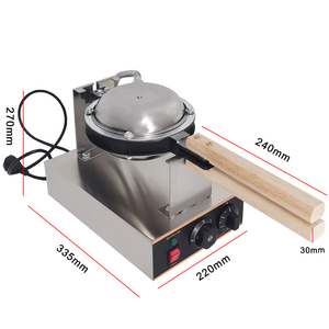 Máquina para Hacer Waffles Antiadherente <span class=keywords><strong>de</strong></span> Precio Económico, Calentamiento Rápido, Apta para Huevos, Panqueques y <span class=keywords><strong>Pan</strong></span> - Product Image 2