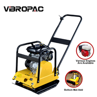 Compacteur à plaques vibrantes autoporté VIBROPAC SS-PC90 avec moteur Honda/Loncin/Diesel, haute efficacité, pour le compactage des sols