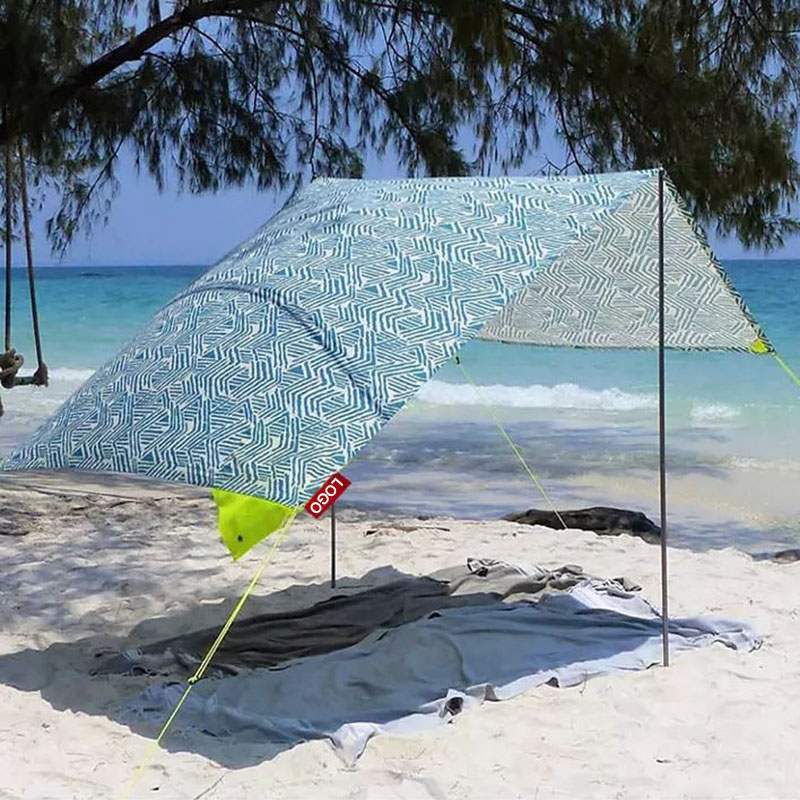 Custom  picnic sunshade Uv Protect outdoor awing canopy beach tent sun shade