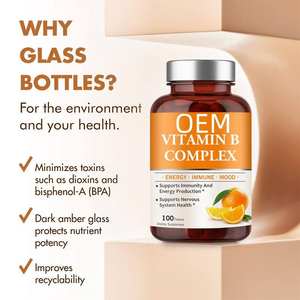 Vitahealthy OEM özel etiket Vitamin <span class=keywords><strong>B</strong></span> kompleks kapsül diyet takviyesi destek enerji ve bağışıklık <span class=keywords><strong>b</strong></span> kompleks vitamin tablet - Product Image 4