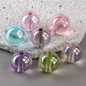 Cuentas Sueltas Transparentes <span class=keywords><strong>de</strong></span> Acrílico Plástico Lucite al por Mayor con Recubrimiento UV <span class=keywords><strong>de</strong></span> Colores para DIY, Joyería, Bolsos y Cadenas <span class=keywords><strong>de</strong></span> Teléfono - Product Image 3