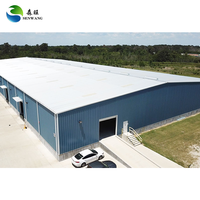 Almacén de Estructura de Acero Prefabricado de Bajo Costo y Estilo de Diseño Industrial