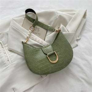 Borsa di Lusso da Donna 2021 Marca di Lusso Catena di Perle Piccola Borsa a Spalla in Pelle Pochette alla Moda - Product Image 5