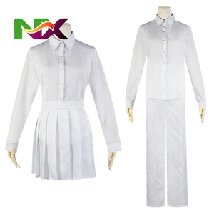 Disfraz de Cosplay de Emma Norman Ray de <span class=keywords><strong>The</strong></span> <span class=keywords><strong>Promised</strong></span> <span class=keywords><strong>Neverland</strong></span>, Camisa Blanca de <span class=keywords><strong>Anime</strong></span>, Atuendo de Juego de Rol de Fábrica - Product Image 5