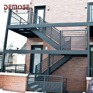 <span class=keywords><strong>Escaleras</strong></span> Metálicas <span class=keywords><strong>Prefabricadas</strong></span> Modernas <span class=keywords><strong>de</strong></span> Acero para Exteriores/<span class=keywords><strong>Escaleras</strong></span> <span class=keywords><strong>de</strong></span> <span class=keywords><strong>Hierro</strong></span> para Exteriores Precios - Product Image 2