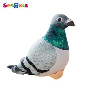 Simulação Pombo Boneca Pássaro Boneca Pequena Pomba Branca Magpie Stuffed Toy Crianças Presente Boneca Atacado