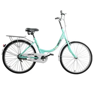Lassic-bicicleta de carretera con marco de acero para mujer, <span class=keywords><strong>bici</strong></span> de marca de 7 velocidades, 26 y 28 pulgadas - Product Image 6
