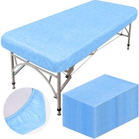30 draps jetables ajustés pour spa, 39x87 pouces, imperméables, résistants à l'huile, non tissés, pour salon de massage, clinique