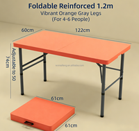 Tables d'extérieur portables en plastique pour expositions, pique-niques, jardins et terrasses – Vente en gros usine