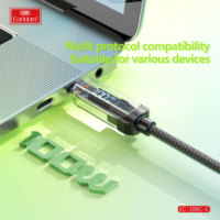 Cable USB-C de Carga Rápida Earldom de 100 W, Cable de Datos USB Tipo C para Ordenador, Escáner de Código de Barras, Móvil, USB Tipo C para iPhone
