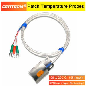 مسبار RTD سطحي للتثبيت على الأنابيب -50~200℃ بلاتين فئة A مخصص من OEM مستشعر درجة الحرارة - Product Image 2