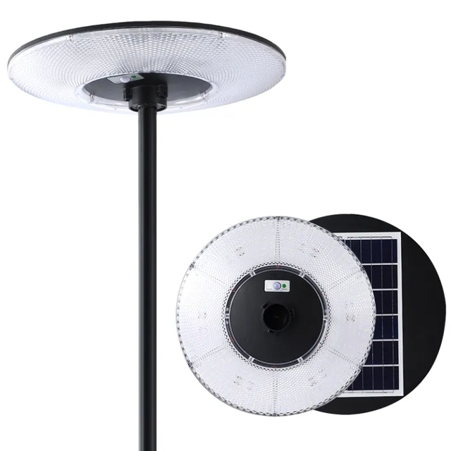IP65 Waterproof Solar Street Light 600W 800W 1000W UFO LED Outdoor Yard Road Lighting with Remote Control Radar Sensor