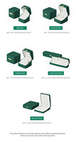 Boîte à bijoux en cuir PU emballage de bijoux personnalisé en gros boîtes à bracelets avec logo personnel boîte de bague de mariage de luxe