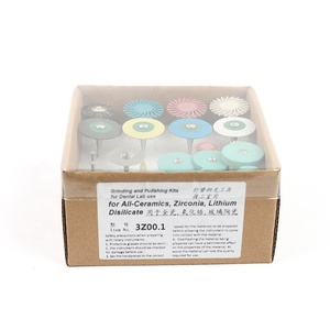 Set di Lucidatori e Dischi in Silicone Dentale, Frese e Dischi Diamantati 3Z00.1, Kit <span class=keywords><strong>HP</strong></span> Popolare per Lucidatura di Denti in Ceramica e Zirconia - Product Image 6