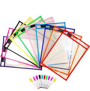 Eco PET Dry Wipe Bag, Painting <b>Erasable</b> Handwriting Bag, Transparent Document Bag - Product Image 2