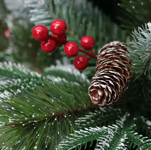 2025 Chất Lượng Cao PVC + Pet Hỗn Hợp Bản Lề Xmas Cây Đổ Xô 120/150/180/210/240/300Cm Nhân Tạo Cây Giáng Sinh - Product Image 2