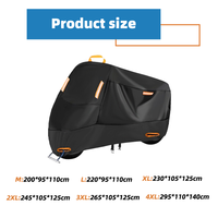 Funda para bicicleta eléctrica AFTFA de algodón grueso impermeable y resistente al sol para exteriores y para todas las estacion