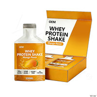 Shake protéiné 25g saveur myrtille, soutien musculaire, récupération, boost d'énergie, complément nutritionnel quotidien pour adultes sportifs