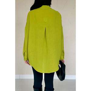 Blusas y Camisas Verde Oliva para Mujer, Suministro al por Mayor - Product Image 2