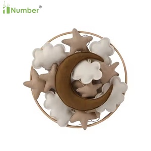 सरल अद्वितीय स्टार क्लाउड मून ने बेबी क्रिब मोबाइल के लिए बेबी क्रिब मोबाइल को महसूस किया - Product Image 2