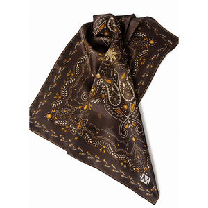 Small 100% Satin Charmeuse Silk Scarf Hand Rolled Edge Luxury Neckerchief 50x50cm Women's MonaScarfs - Product Image 3