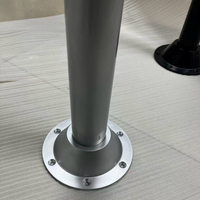 Kit de pieds de table à hauteur fixe, adapté aux camping-cars, caravanes et bateaux, avec supports de pieds détachables
