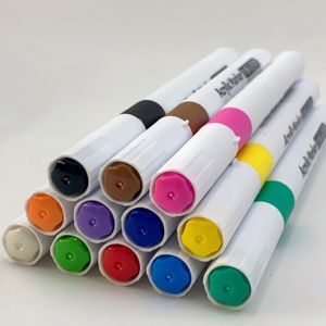 Rotulador de Pintura Acrílica de Punta Mediana con Tinta a Base de Agua en Caja de Plástico, Stock de Fábrica de Wenzhou - Product Image 3