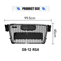 Grille avant RS4 de haute qualité sur mesure en gros pour Audi A4 2008-2012, grille RS pour Audi A4 2008-2012