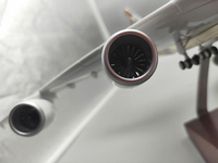 Grand avion RC Airbus A380 Attihard 1/160 en résine avec LED, modèle d'avion pour cadeau d'affaires