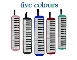เมโลดิก้า 32 คีย์ 5 สี ขายส่ง คีย์บอร์ดเมโลดิออน ฮาร์โมนิก้า ออร์แกนปาก เครื่องดนตรีเพื่อการศึกษา สำหรับผู้เริ่มต้นและนักเรียน - Product Image 1