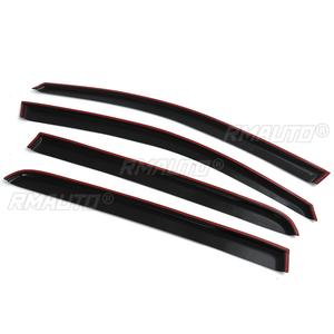 4PCS Front Car Window Wind Sun <b>Rain</b> Visor <b>Deflectors</b> Tinted Windows Shield for VW Golf 6th Gen MK6 2009 2010 20112012 2013 - Product Image 4
