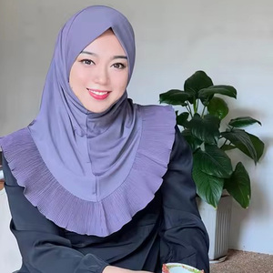 YIWU USCTORY Haute Qualité Flexible Femmes Sport Hijab <span class=keywords><strong>Écharpe</strong></span> Respirant Instantané Jersey Tête Foulards Islamique Chapeaux Intérieur Chapeau - Product Image 6
