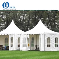 Petites tentes pagode 10x10 6x6 utilisées pour les étals de marché aux puces en plein air ou les événements de festival