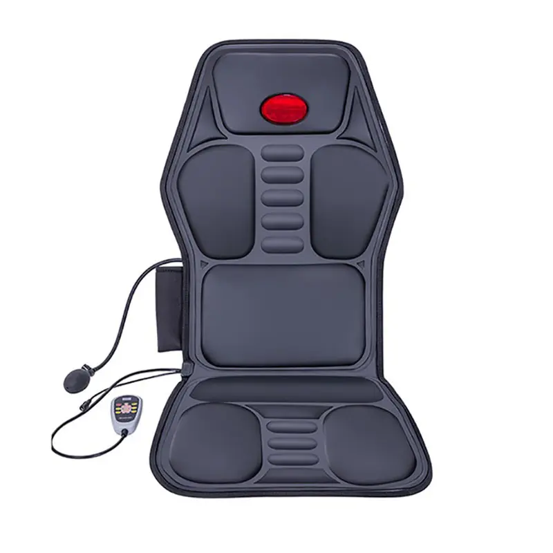 Coussin de siège à double usage pour voiture à la maison Coussin de massage électrique Shiatsu chauffant par vibration