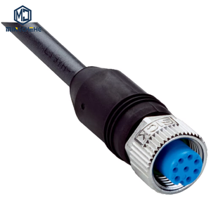 Cable de Sensor YF2A18-100UA5XLEAX YF2A18-100UA5XLEAY YF2A18-100UA5XLEAZ con Conector M12 para Control de Seguridad de Máquinas - Product Image 1