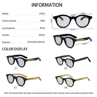 Lunettes polyvalentes unisexes de style classique moderne pour un usage quotidien avec technologie anti-fatigue, anti-lumière bleue et en acétate