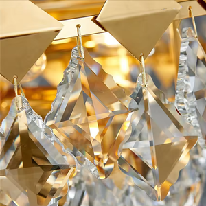 Plafonnier Moderne Led Restaurant hôtel salon connecteur anneaux De Luxe k9 lustre en cristal - Product Image 3