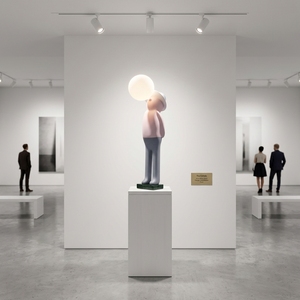 Escultura Luminosa de Fibra de Vidrio Personalizada, Figura de FRP de 83 cm con Lámpara LED para Decoración Artística de Centros Comerciales, Hogares y Tiendas - Product Image 2