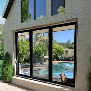 Thiết kế thanh lịch đôi cửa sổ trượt dọc khung hợp kim nhôm ngang Caravan kích thước đầy đủ cửa sổ trượt nhôm - Product Image 6