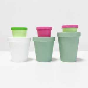 Luxury Pink Green Black Travel <b>Plastic</b> <b>Jar</b> 100g Sugar Lip Scrub Container Free Sample Pp Cosmetic <b>Jar</b> for Cream Body Scrub - Product Image 4