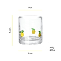 Usine ronde créative épaissie verre à boire bulle aigle nez froid bouilloire Transparent Patch eau verre boisson tasses tasse ensemble
