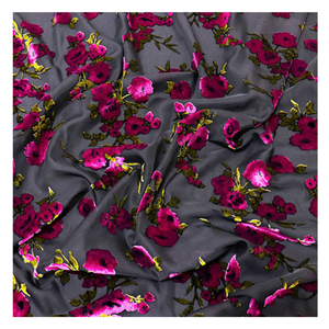 Tela <span class=keywords><strong>de</strong></span> Encaje Brocado, Chenilla, Jacquard <span class=keywords><strong>de</strong></span> Poliéster, Telas para Vestidos y Camisas, Spandex, Hilo Dorado Elástico, Algodón, Felpa Compuesta - Product Image 2