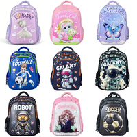 Sac à dos scolaire à roulettes KIDPLACE 2026 en polyester avec fermeture éclair, 16 pouces, ensemble 5 pièces : sac à déjeuner, trousse à crayons, sac à roulettes