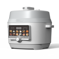 Olla a Presión Eléctrica Inteligente HY de 5L con Control Táctil, Olla a Presión Instantánea de un Toque, Olla Arrocera/Cocina Lenta