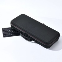 Étui pour clavier en EVA sur mesure, design multi-poches pour touches/câbles/adaptateurs, boîte de périphériques informatiques antichoc, vente en gros