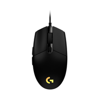 Souris de jeu filaire Logitech G203 originale, souris de jeu de bureau pour ordinateur PC Gamer