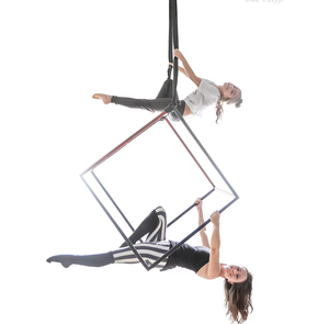Cubo Professionale per Yoga Aereo Resistente e Durevole per Ginnastica, Acrobatica e Allenamento Circense - Telaio in Acciaio Inossidabile - Product Image 2