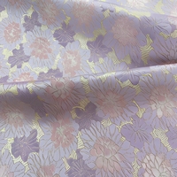 Tissu Jacquard Brocart 100% Polyester Léger à Séchage Rapide Anti-Boulochage Écologique Surface Brillante Durable pour Costumes – Vente Directe Usine