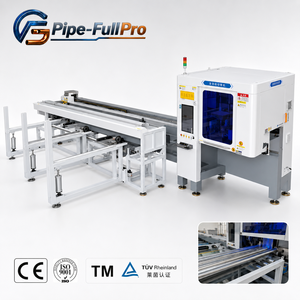 Machine de découpe laser CNC à fibre optique pour tubes d'échafaudage de construction, pour tubes en acier galvanisé à haute capacité de production - Product Image 1